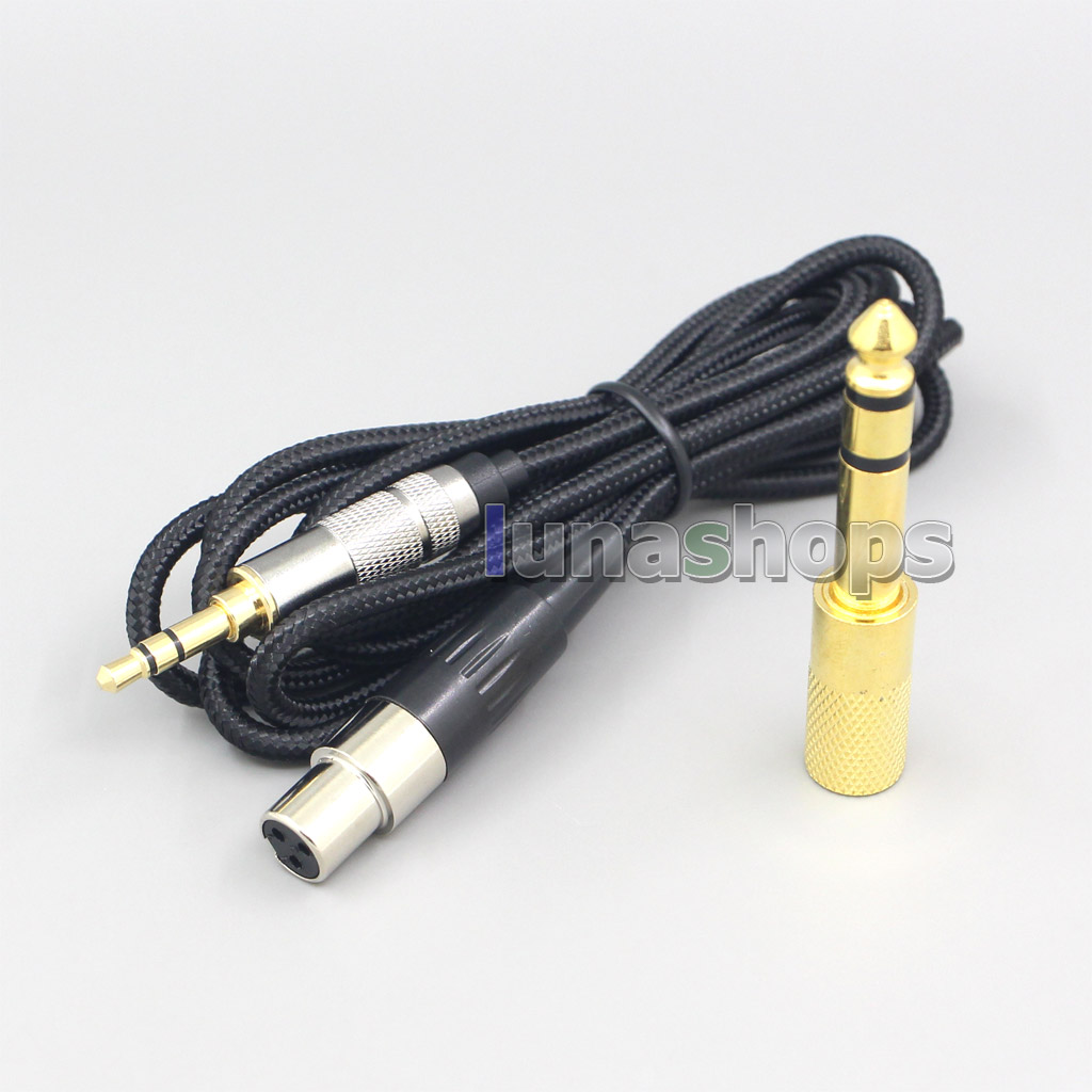 200pcs Black Headphone Earphone Cable For AKG Q701 K702 K271 K272 K240 K181 K267 K712  